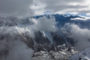 Chamonix vu depuis le Brévent.