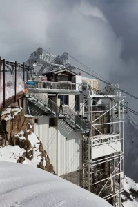 Photos de montagnes Chamonix. Station téléphérique du Brévent
